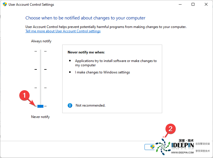 <a href='http://www.ideepin.com/win11xt/' target='_blank'><u>win11系统</u></a>安装打印机错误740的解决方法