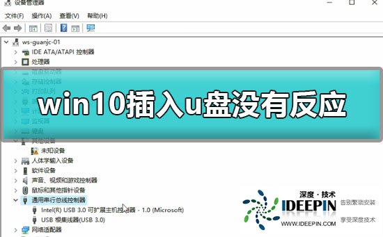 win10插u盘没有反应怎么办
